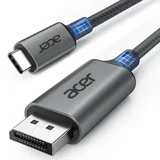 usb-c v displayport kabel 1 m – 4K 60 hz, 2K 165 hz, thunderbolt 3/4 odprta embalaža