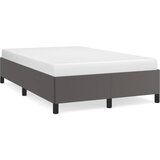 vidaXL Posteljni okvir siv 120x190 cm umetno usnje | Shoptok.si