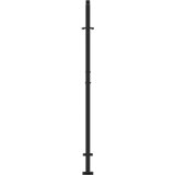  Vrtna vrata crna 100x150 cm čelična svjetlosna dizajna | shoptok.hr