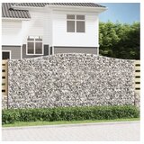 vidaXL Obokane gabion kosare 8 kosov 400x30x180/200cm pocink | Shoptok.si