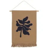 landscape zidna tapiserija leaf blue sesame