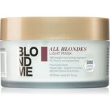 Schwarzkopf blond Me All Blondes Light Mask regenerirajuća maska za plavu kosu 200 ml | shoptok.hr