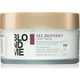 Schwarzkopf blondme all blondes light maske - 200 ml