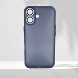  futrola matte silikon sa zastitom za kameru za iphone 16 pro (6.3) teget | ePonuda.com