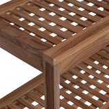  Stolić za kupatilo Prirodna 60 x 30 x 45 cm Čvrsto teak drvo | shoptok.hr