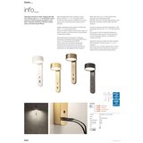  Redo 01-4643 - LED zidna svetiljka SADES LED/6W/230V CRI 90 USB, crna | Eponuda.com