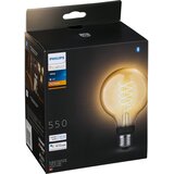 Philips LED prigušiva sijalica Philips Hue WHITE FILAMENT G93 E27/7,2W/230V 2100K | Eponuda.com