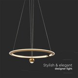  LED luster na sajli LED/45W/230V 3000K prečnik 62 cm zlatna | Eponuda.com