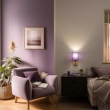  Brilagi - Zidna lampa NUBILA WOOD 1xE27/25W/230V hrast/ljubičasta | Eponuda.com
