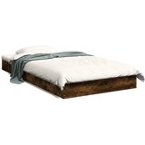 Maison Chic Posteljni okvir - Enojna postelja - Postelja za odrasle brez vzmetnice hrast 100x200 cm inženirski les-J7177, (21773963) Cene
