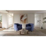 Ghado Tamno plava fotelja Galbe – | shoptok.hr