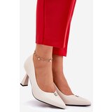 VINCEZA Elegant Heels On Flared Stiletto | Shoptok.si