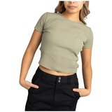 Converse Majice & Polo majice WOMENS RIBBED SLIM Zelena | Shoptok.si