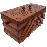  Drvena kutija za nakit, tamna | shoptok.hr