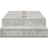  postelja z dodatnim prostorom za shranjevanje Betonsko siva, (22103232) | Shoptok.si