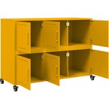  Komoda boja senfa 100,5x39x72 cm čelični | shoptok.hr