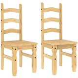  The Living Store Jedilni stoli 2 kosa Corona 42x47x107 cm trdna borovina - Jedilni Stol, (21502112) | Shoptok.si
