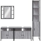 vidaXL 4-dijelni set kupaonskih ormarića boja hrasta sonome drveni | shoptok.hr