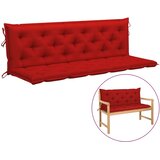 vidaXL Jastuk za ljuljačku crveni 180 cm od tkanine | shoptok.hr