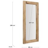 Kave Home Zidno ogledalo s okvirom od masivnog drveta 80x180 cm Maden – | shoptok.hr