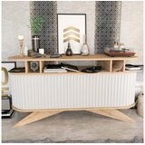 Hanah home Polica 150x75x43cm Hrast-bijela | Eponuda.ba