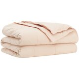 vidaXL Odeja Bež 220 x 260 cm Kapok vlakna, (5000294662) | Shoptok.si