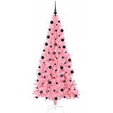  Božićno drvce s 300 LED svjetlima Ružičasta 210 cm PVC | Eponuda.ba