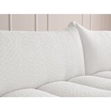 Bobochic Paris Bela sedežna garnitura iz tkanine bouclé 286 cm Azra – | Shoptok.si