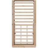  Krevetna konstrukcija Smeđa 80 x 200 cm Čvrsto borovo drvo | shoptok.hr