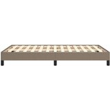 vidaXL Posteljni okvir taupe 120x190 cm tkanina | Shoptok.si