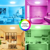 HEYESEVEN LED stropna svetilka RGB pametna Alexa/Google | Shoptok.si