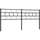 Metalno zamjensko uzglavlje crno 160 cm | shoptok.hr