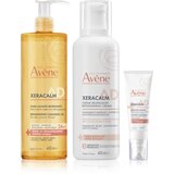 Avène XeraCalm A.D. Lipid-Replenishing Care Set set za suho do atopijsko kožo u