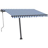  Prostostoječa avtomatska tenda 300x250 cm modra/bela, (20728713) | Shoptok.si