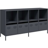 vidaXL Komoda antracit 135x39x73,5 cm hladno valjani čelik | shoptok.hr