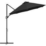  Suncobran Crna 372 x 198 x 243 cm Poliester i aluminij | Eponuda.ba