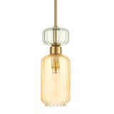  Luster na kablu MOLLY 1xE14/40W/230V prečnik 12 cm zlatna/narandžasta/zelena | Eponuda.com
