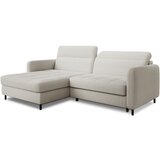 ELTAP Krem sklopiva/s prostorom za odlaganje kutna garnitura od bouclé tkanine (s lijevim kutom/s ležaljkom) Gomsi – | shoptok.hr