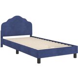  Otroški posteljni okvir z vznožjem Policijska modra 80 x 200 cm, (5000104806) | Shoptok.si