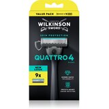 Wilkinson Sword Quattro brivnik + nadomestne britvice 9 kos Cene