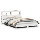 Furnova Posteljni okvir brez vzmetnice bel 140x200 cm trdna borovina, (21941498) | Shoptok.si