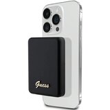 Guess INDUKCIJA POWERBANK ZA MAGSAFE METAL SCRIP LOGO 5W 3000MAH ČRNA, (21834946) | Shoptok.si