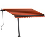  Prostostoječa ročno zložljiva tenda 300x250 cm oranžna/rjava, (20729007) | Shoptok.si