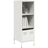 vidaXL Visoka omara bela 35x39x103,5 cm jeklo | Shoptok.si
