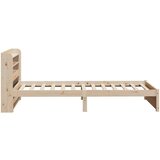 vidaXL Okvir kreveta s uzglavljem 90 x 200 cm od masivne borovine | shoptok.hr