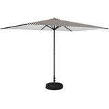  Vrtni Parasol s Podnožjem 200 x 300 cm Poliester Pravokutni | Eponuda.ba