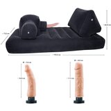 You2Toys Velvet Luxury - krevet za seks s ugrađenim seks strojem (crni) | shoptok.hr