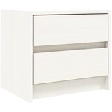  Noćni ormarić bijeli 40 x 31 x 35,5 cm od masivne borovine | shoptok.hr