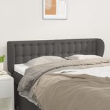  Uzglavlje s ušima sivo 147x23x78/88 cm od umjetne kože | shoptok.hr