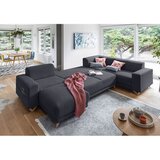 Miuform Antracitno siva sklopiva/s prostorom za odlaganje kutna garnitura (s desnim kutom/u obliku slova "U") Classy Sophie – | shoptok.hr